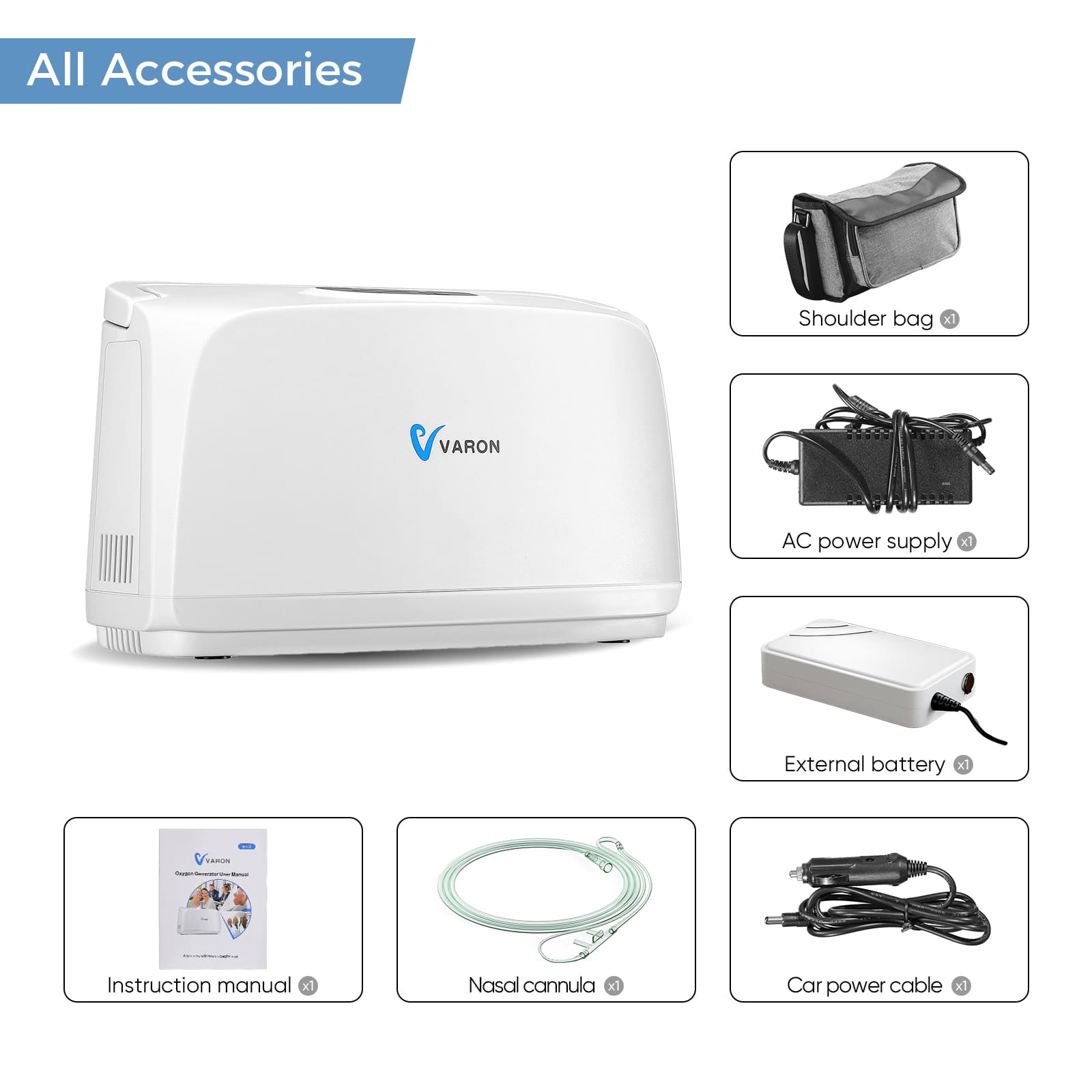 酸素濃縮器Oxygen Generaor NT-3 Varon NT-03 Portable Oxygen Concentrator | Travel Use – TTLIFE