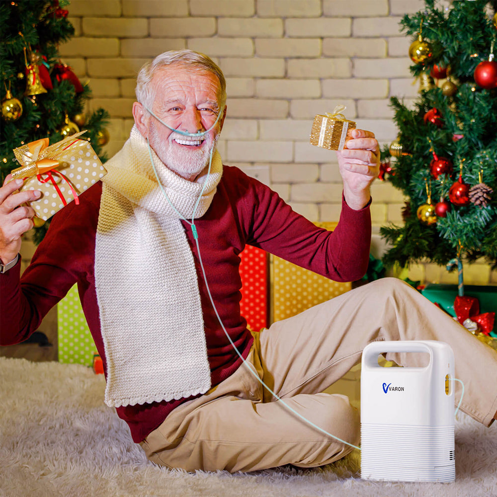 VARON 1-5L/min Pulse Flow Portable Oxygen Concentrator NT-02