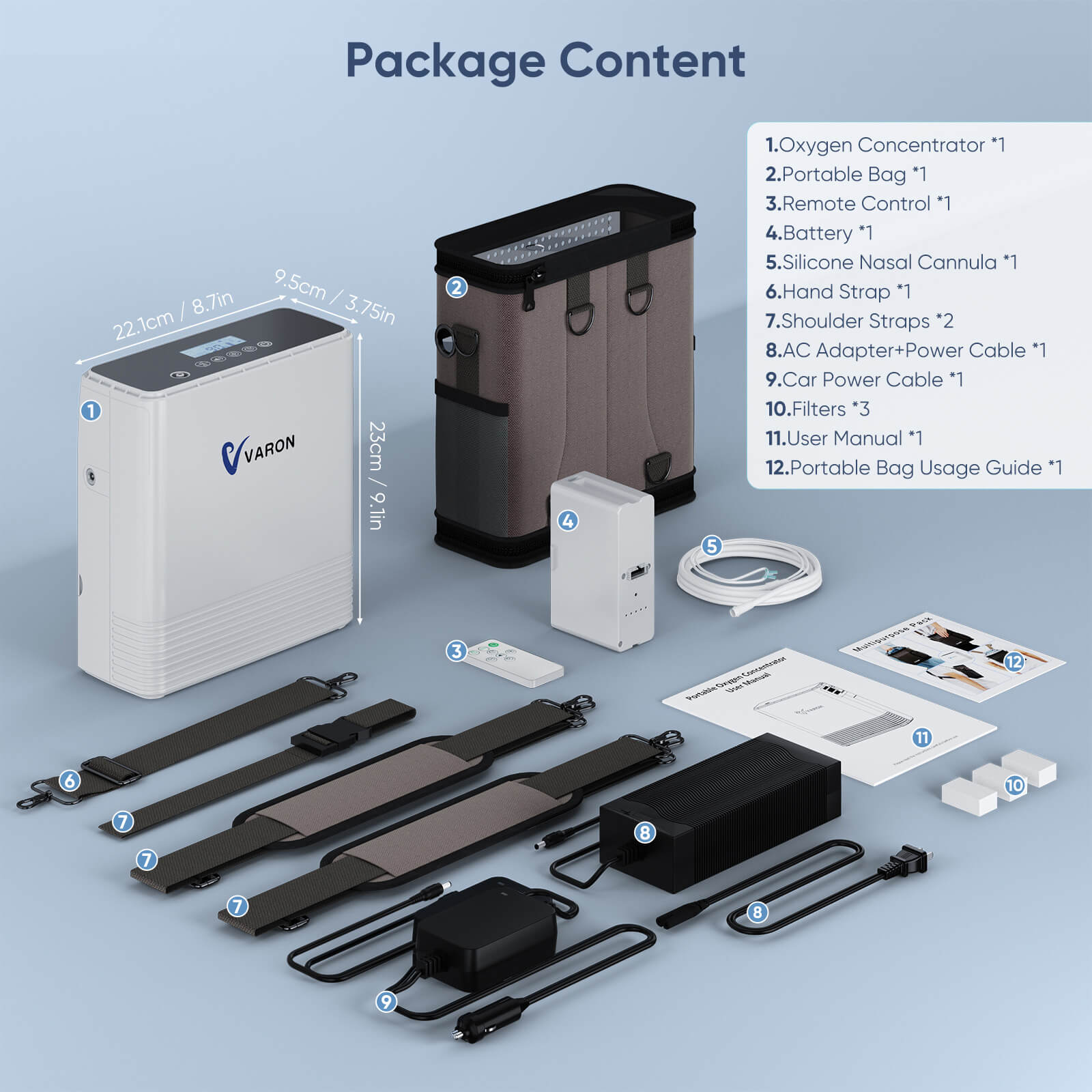 Reliable Varon NT-06 Portable Oxygen Device | 1.6L Flow – TTLIFE