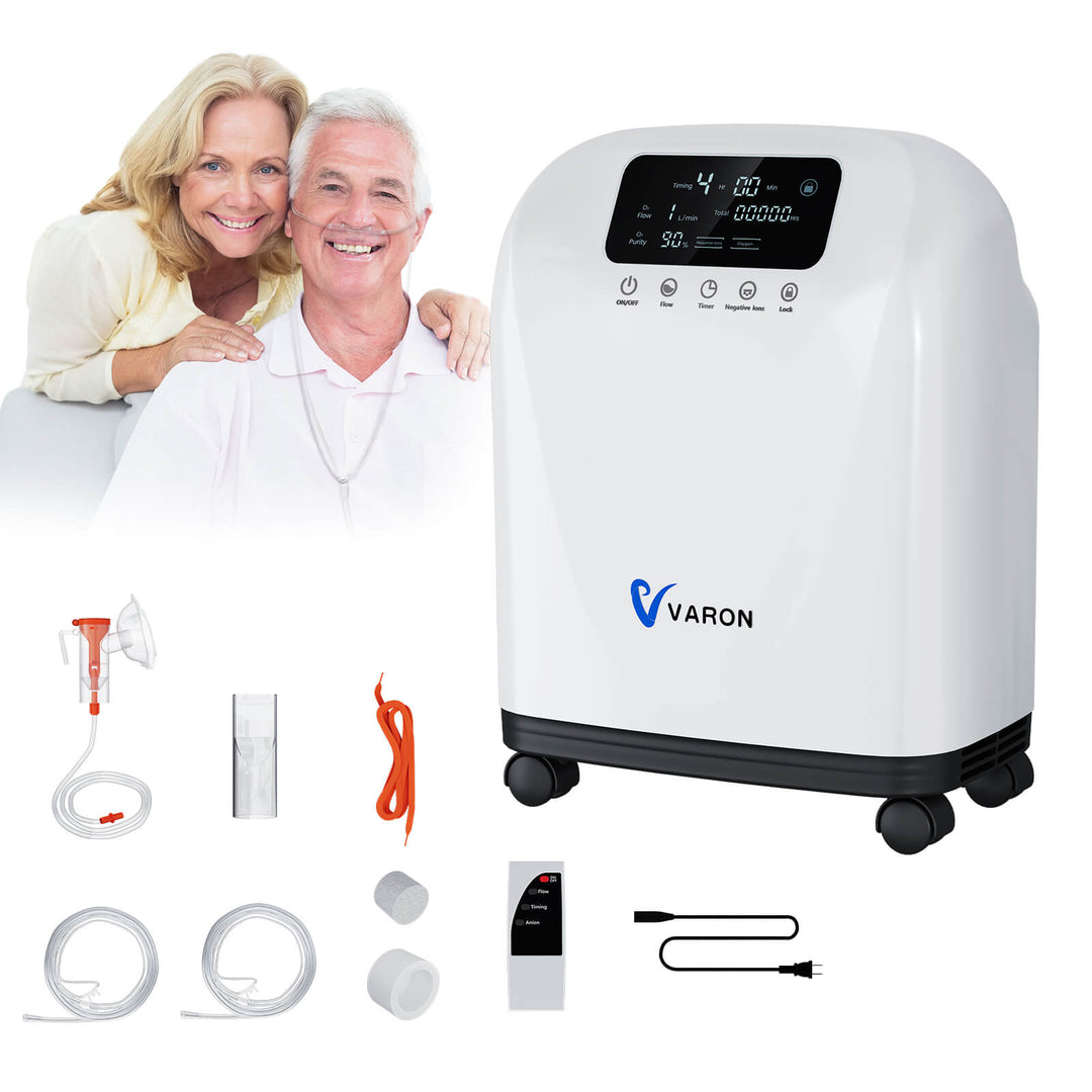 VARON Home Oxygen Concentrator With The Wheels VH-4