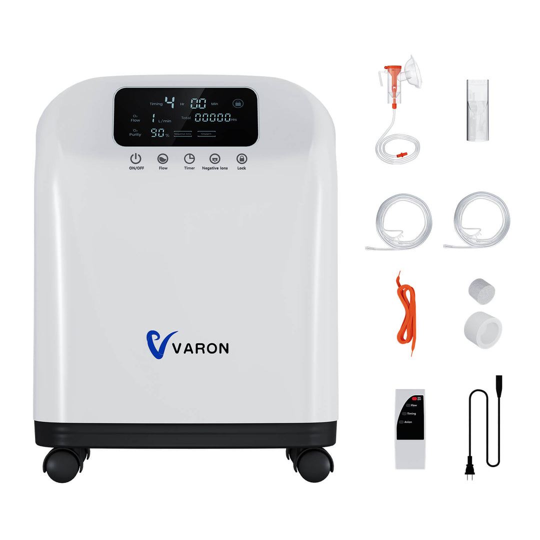 VARON Home Oxygen Concentrator With The Wheels VH-4