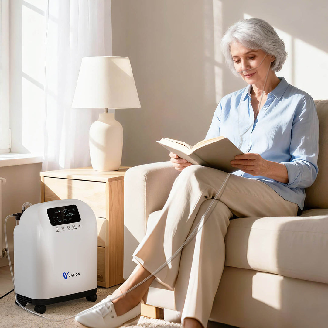 VARON Home Oxygen Concentrator With The Wheels VH-4