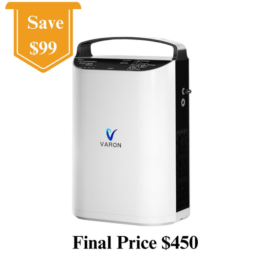 VARON 5L/min Pulse Flow Portable Oxygen Concentrator NT-01