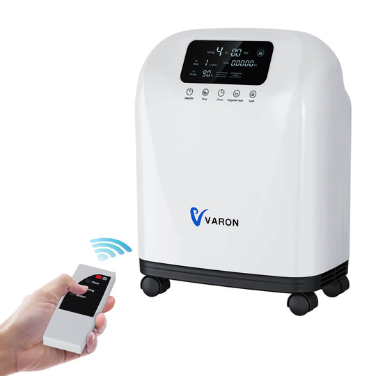 VARON Home Oxygen Concentrator With The Wheels VH-4