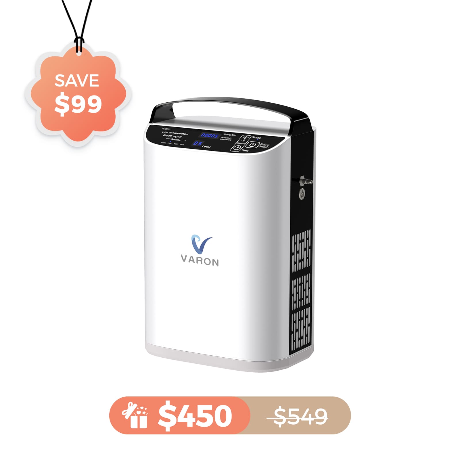 VARON Portable Oxygen Concentrator NT-01