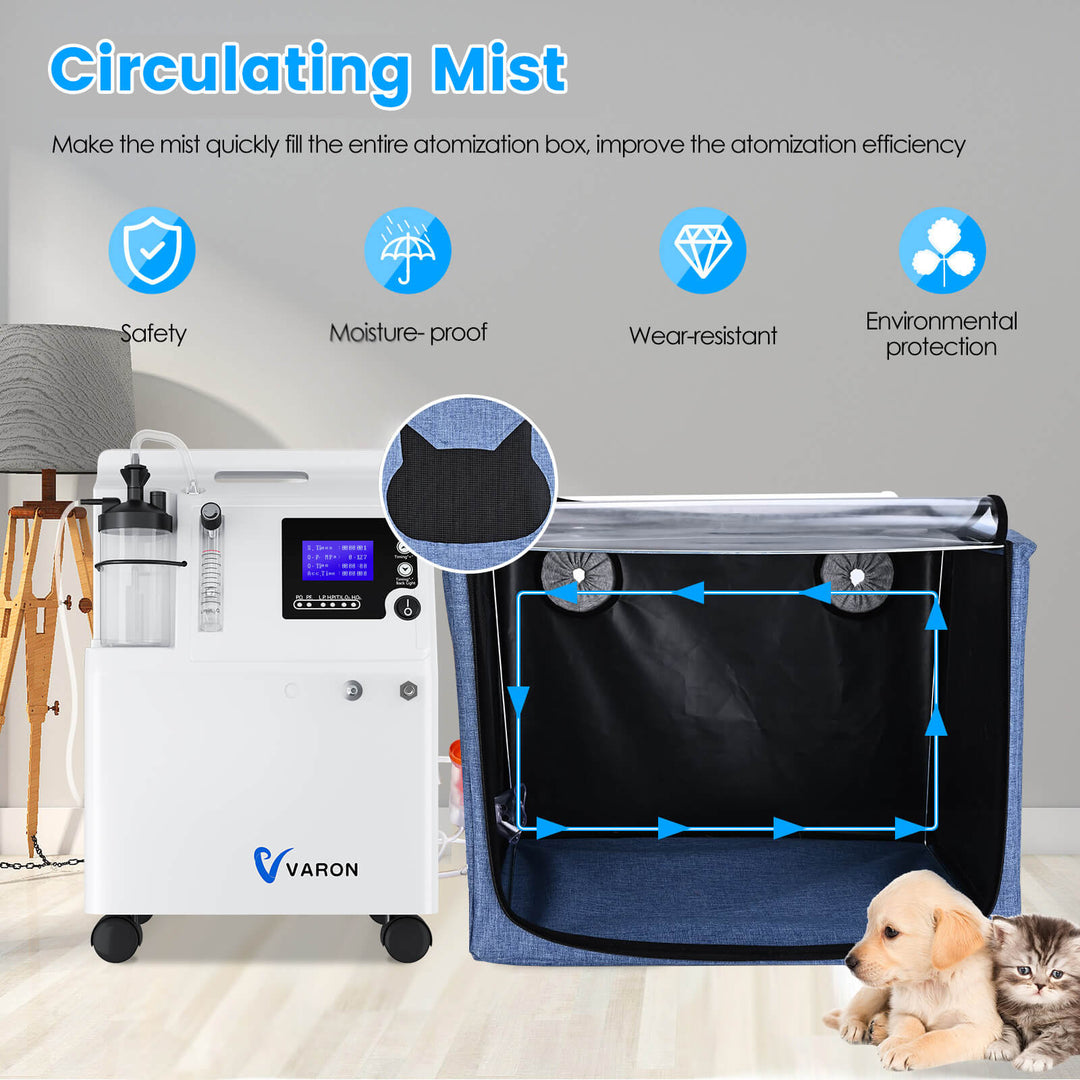 Extended Oxygen Therapy Bundle for Small Pets with Continuous Oxygen Support