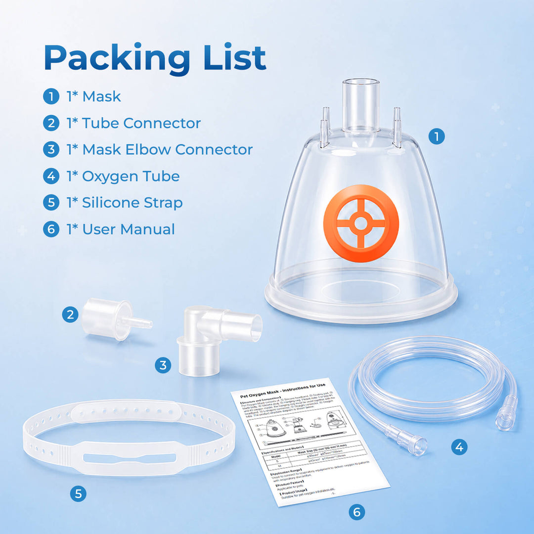 Pet Oxygen Mask for Dogs, Cats, Animals