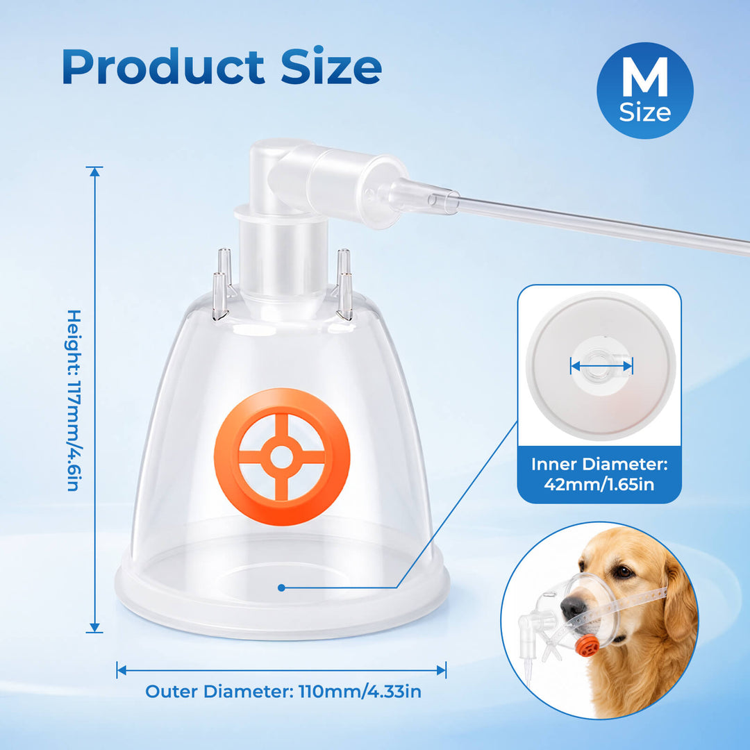 Pet Oxygen Mask for Dogs, Cats, Animals