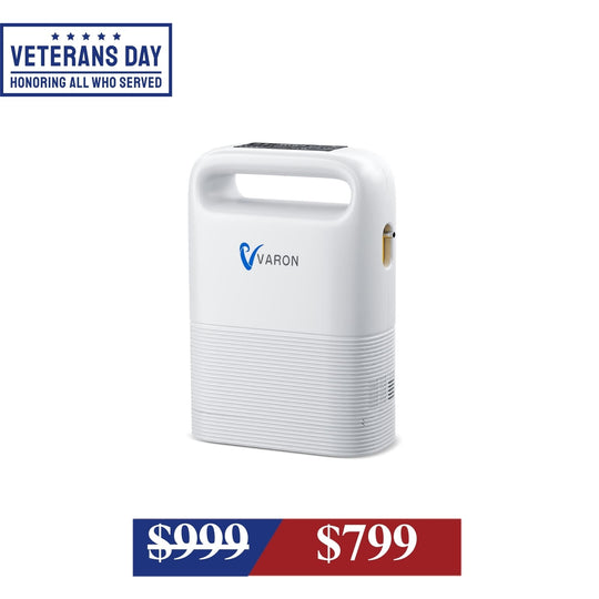 VARON 1-5L/min Pulse Flow Portable Oxygen Concentrator NT-02