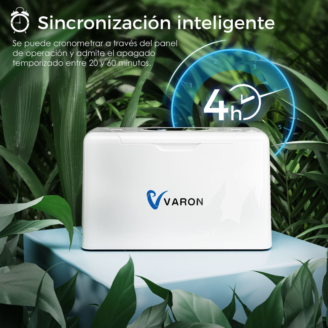 Concentrador Portátil de Oxígeno VARON 3 L/min NT-05