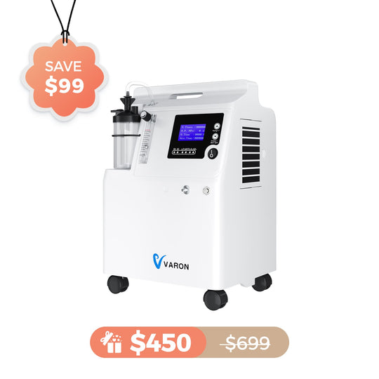 VARON FDA Approved 5L Home Oxygen Concentrator Serene 5