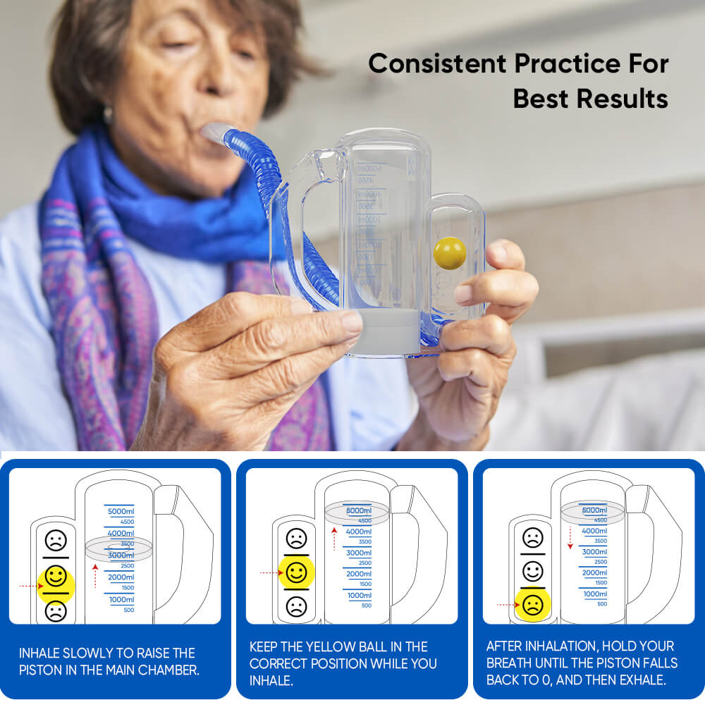 NEW ARRIVAL💥5000ml FDA Approved Lung Breathing Trainer