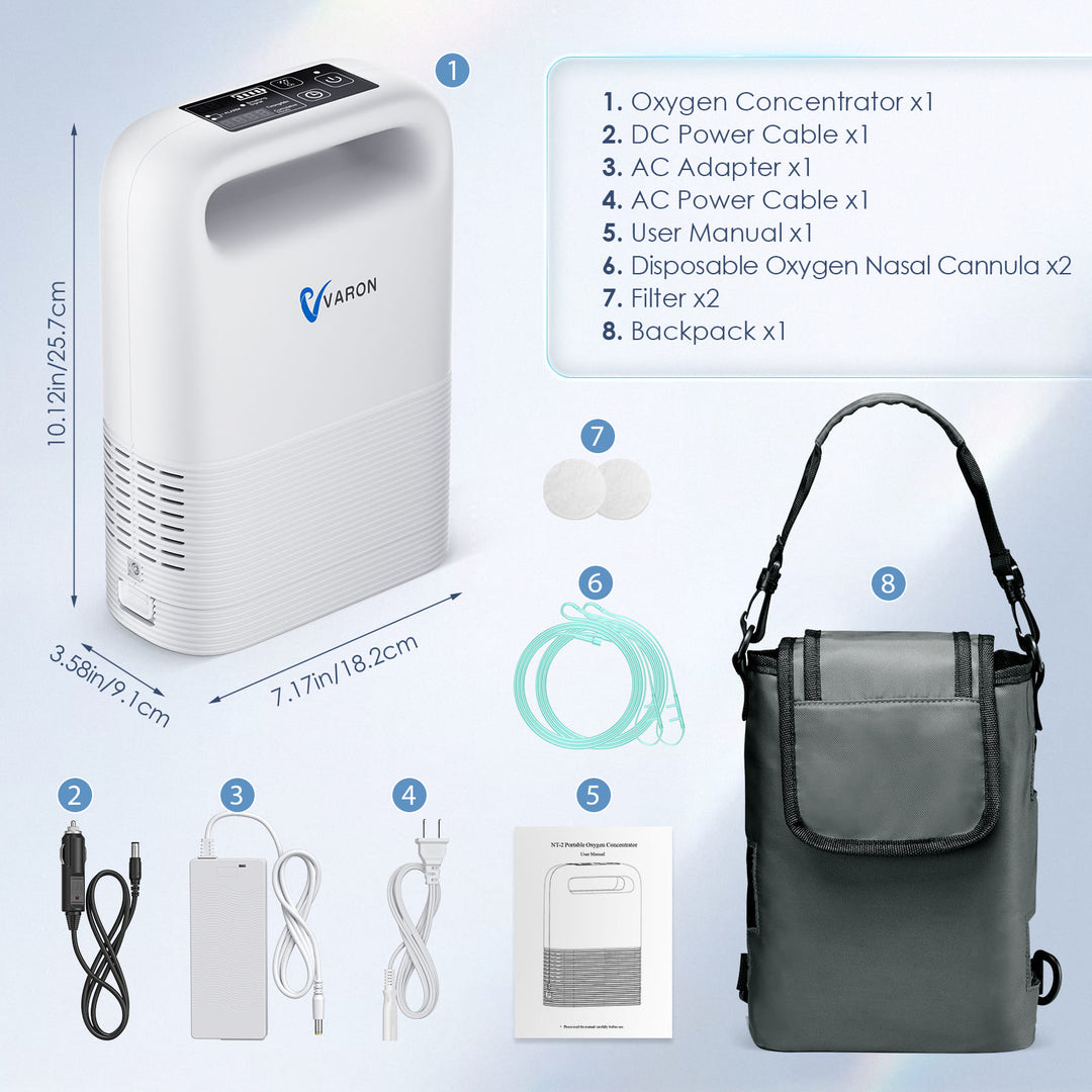 🔥New Arrival🔥Portable Oxygen Concentrator NT-02+Home Oxygen Concentrator 101W