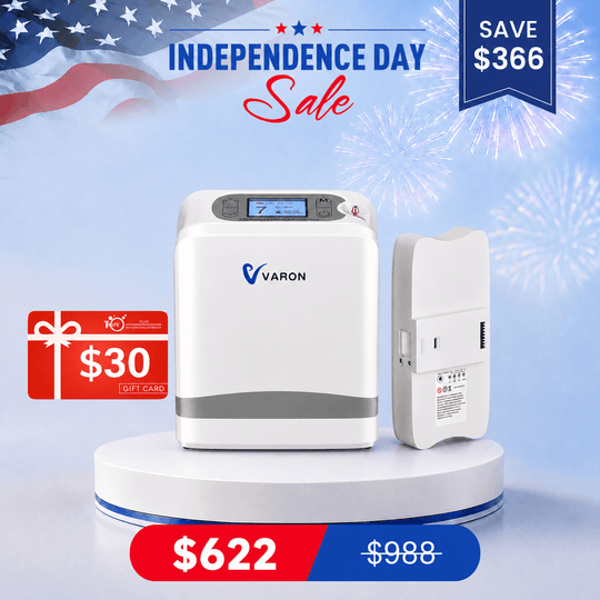 VARON Portable Oxygen Concentrator 1-7 L/min VP-8 Lite