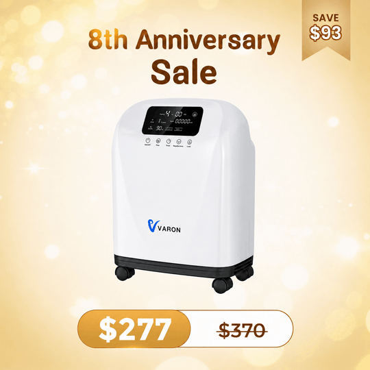 VARON Home Oxygen Concentrator With The Wheels VH-4