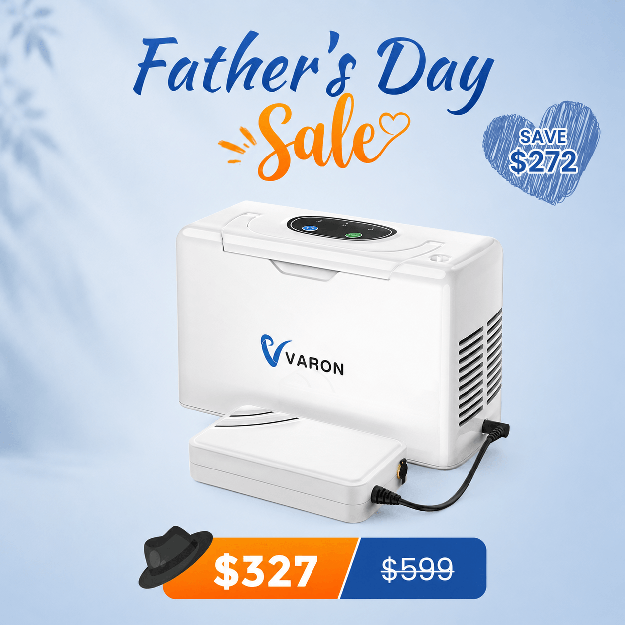 VARON Portable Oxygen Concentrator 3L/min NT-05
