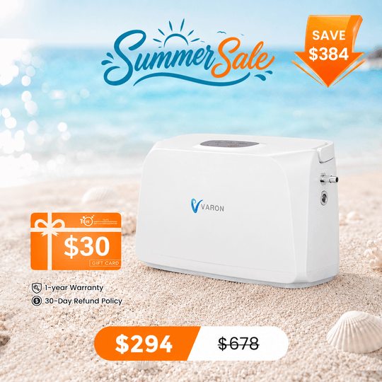 VARON 3L/min Portable Oxygen Concentrator NT-03