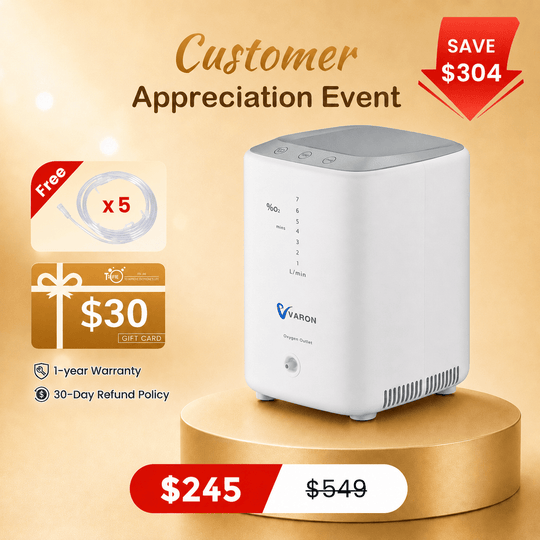 VARON 1-7L/min Home Oxygen Concentrator NT-04