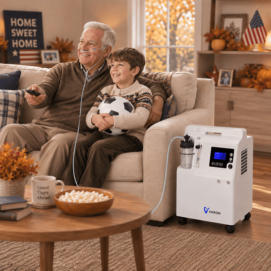 VARON FDA Approved 5L Home Oxygen Concentrator Serene 5