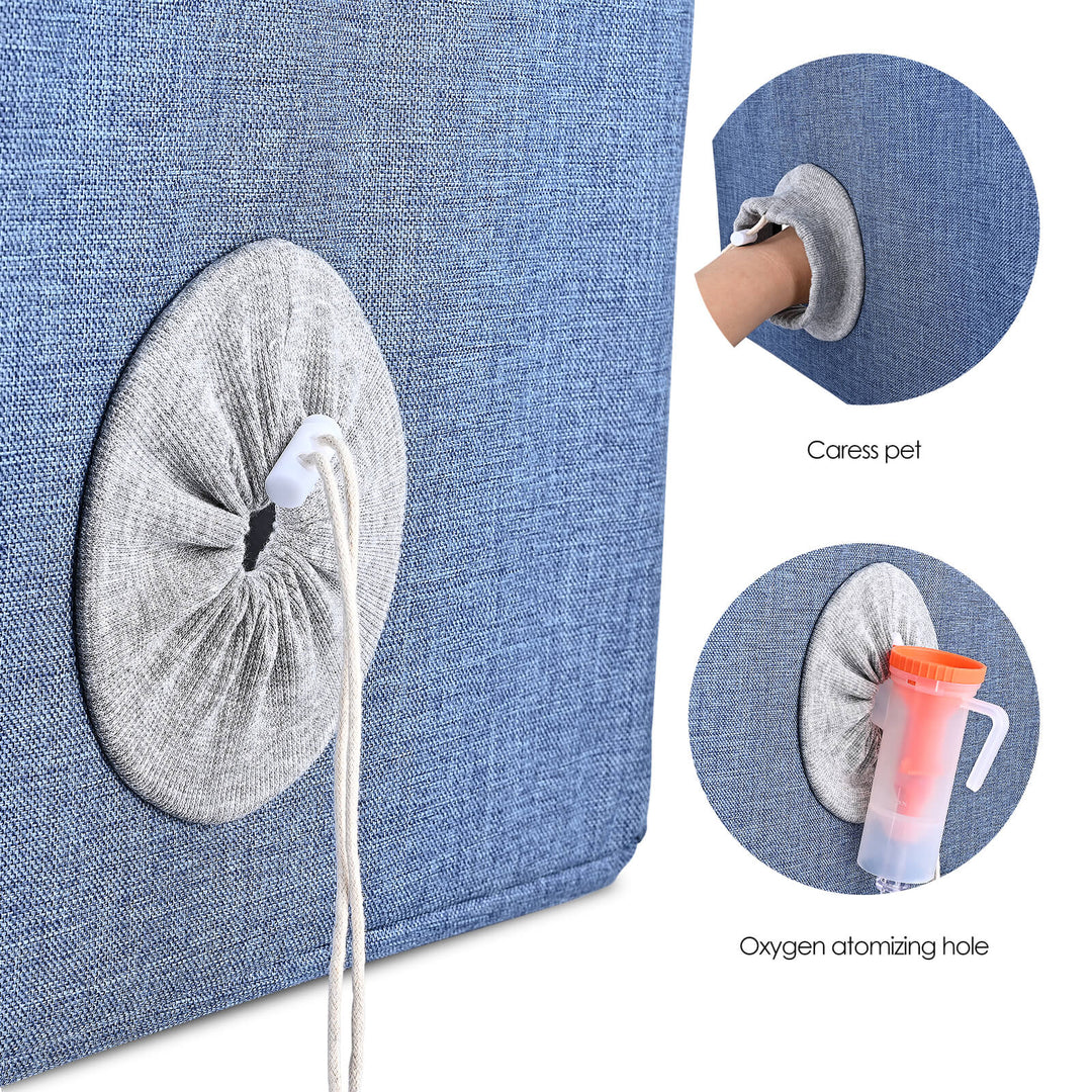 VARON Pet Oxygen Support Bundle for Small Pets with NT-06 Concentrator and Oxygen Chamber