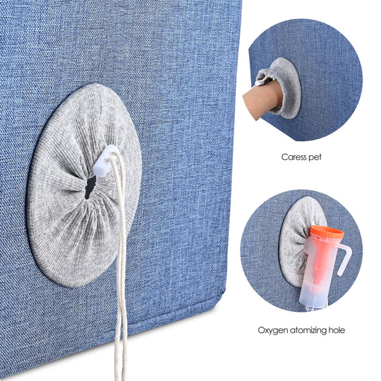 VARON Pet Oxygen Support Bundle for Small Pets with NT-06 Concentrator and Oxygen Chamber