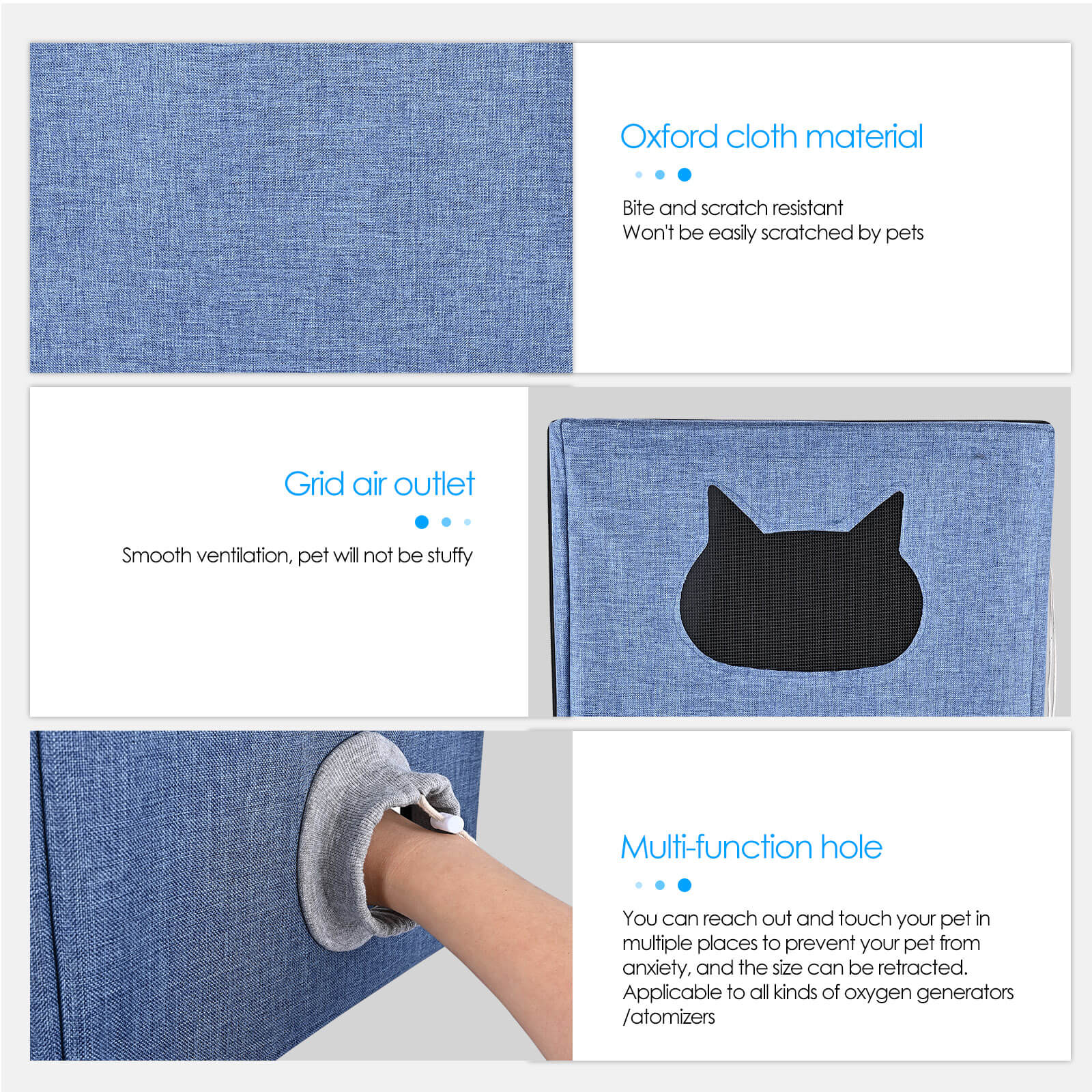 100L Pet Oxygen Chamber Nebulization Box