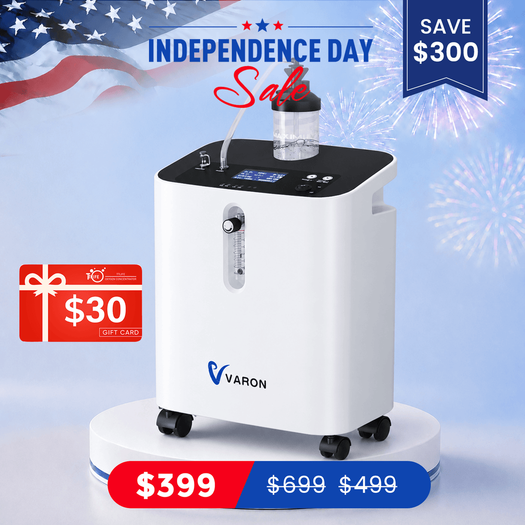 VARON Home Oxygen Concentrator With the Wheels Serene 3