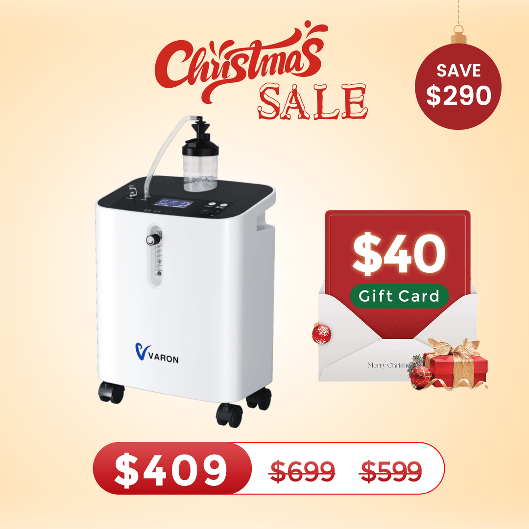 VARON Home Oxygen Concentrator With the Wheels Serene 3