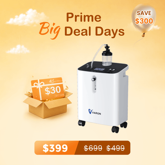 VARON Home Oxygen Concentrator With the Wheels Serene 3
