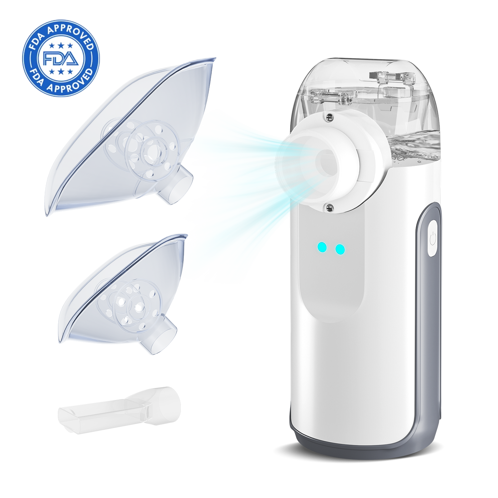 Compact Portable Nebulizer 132B With An Eco-friendly Lithium Battery