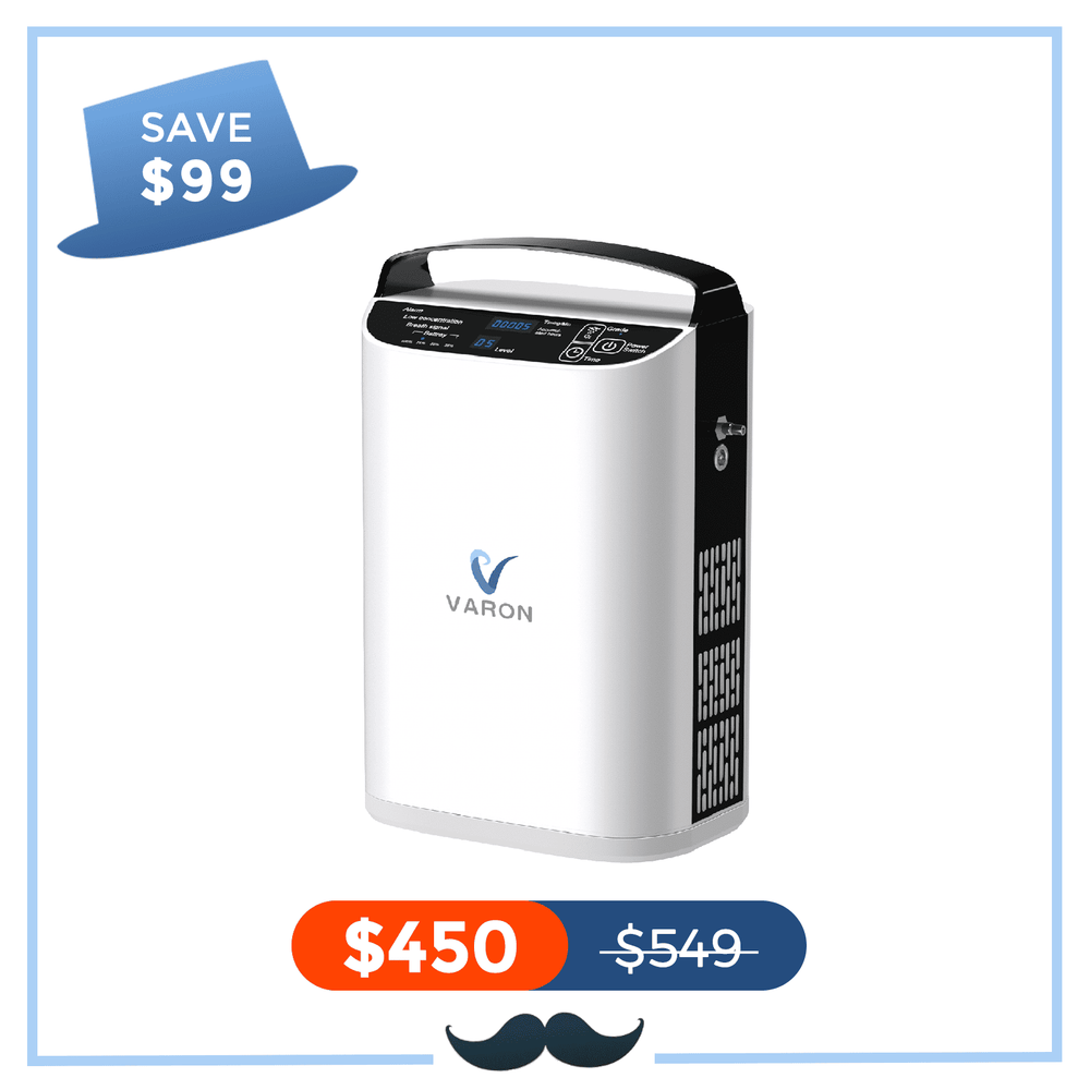 Smallest Portable Oxygen Concentrator Continuous Flow Varon 5L/min Pulse Flow Portable Oxygen Concentrator NT-01