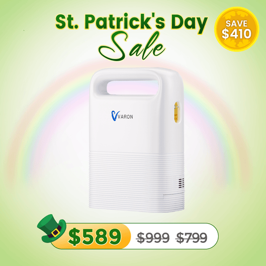 VARON 5L Portable Oxygen Concentrator NT-02 Pulse Flow Compact Lightweight