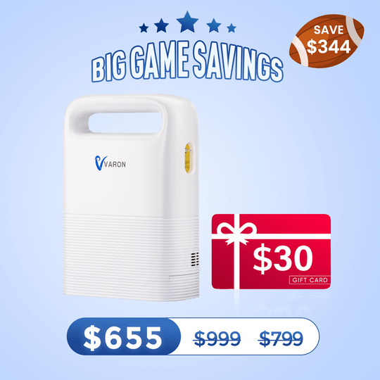 VARON 1-5L/min Pulse Flow Portable Oxygen Concentrator NT-02