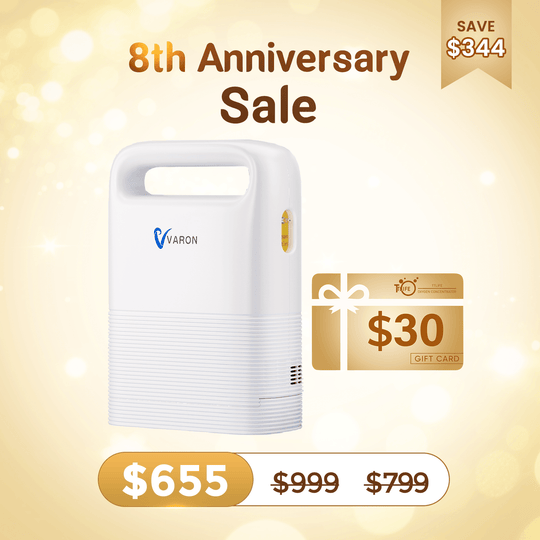 VARON 1-5L/min Pulse Flow Portable Oxygen Concentrator NT-02