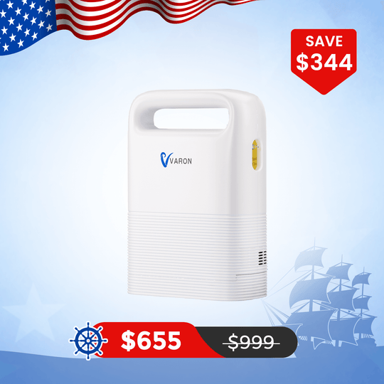 VARON 1-5L/min Pulse Flow Portable Oxygen Concentrator NT-02