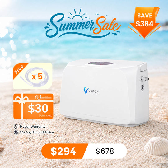 VARON 3L/min Portable Oxygen Concentrator NT-03
