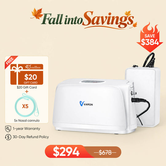 VARON 3L/min Portable Oxygen Concentrator NT-03