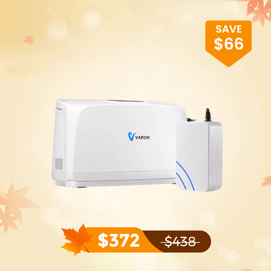 VARON Portable Oxygen Concentrator NT-03+One 8 Cell Battery