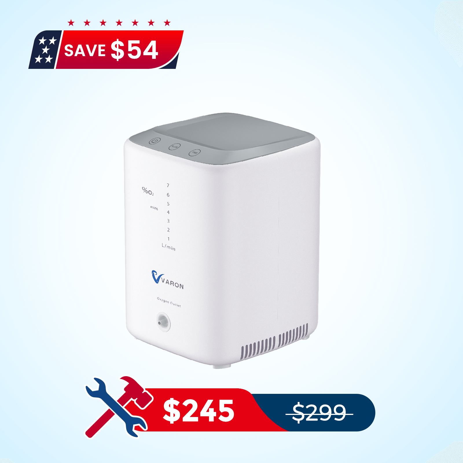 VARON 1-7L/min Home Oxygen Concentrator NT-04