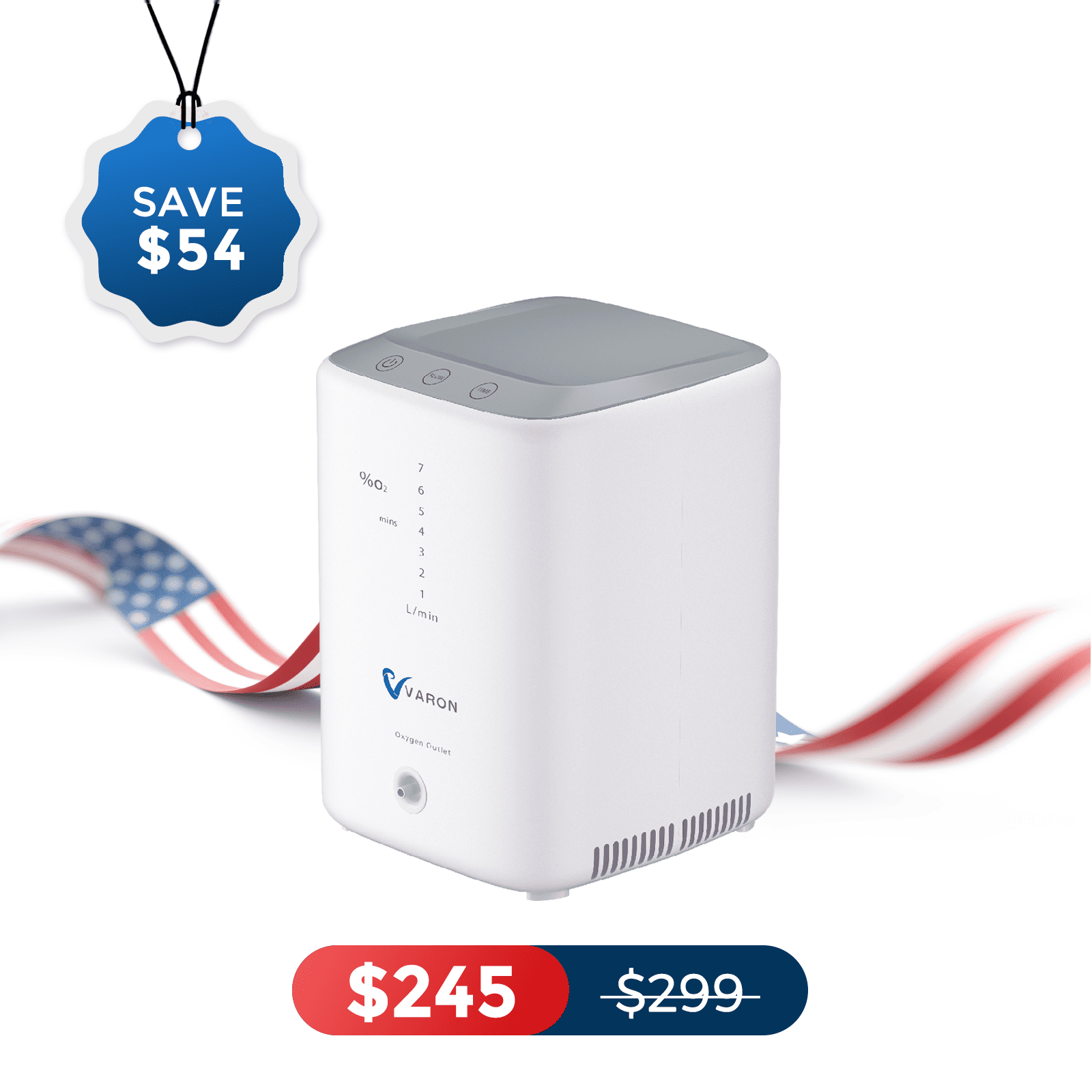 VARON 1-7L/min Home Oxygen Concentrator NT-04