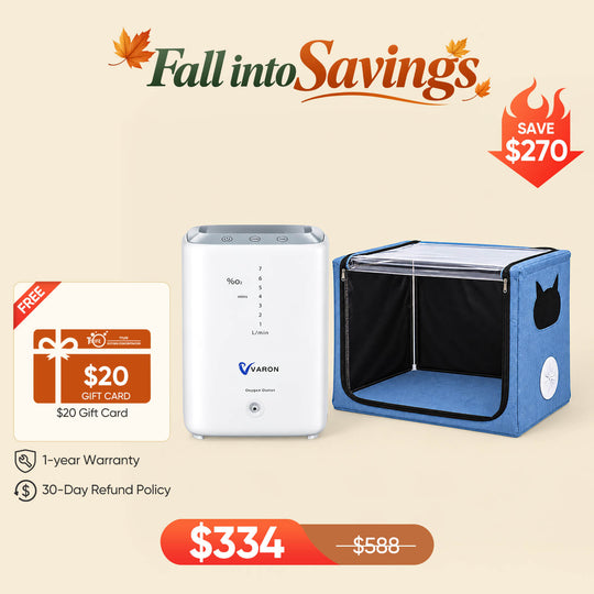 Extended Oxygen Therapy Bundle for Small Pets with Continuous Oxygen Support