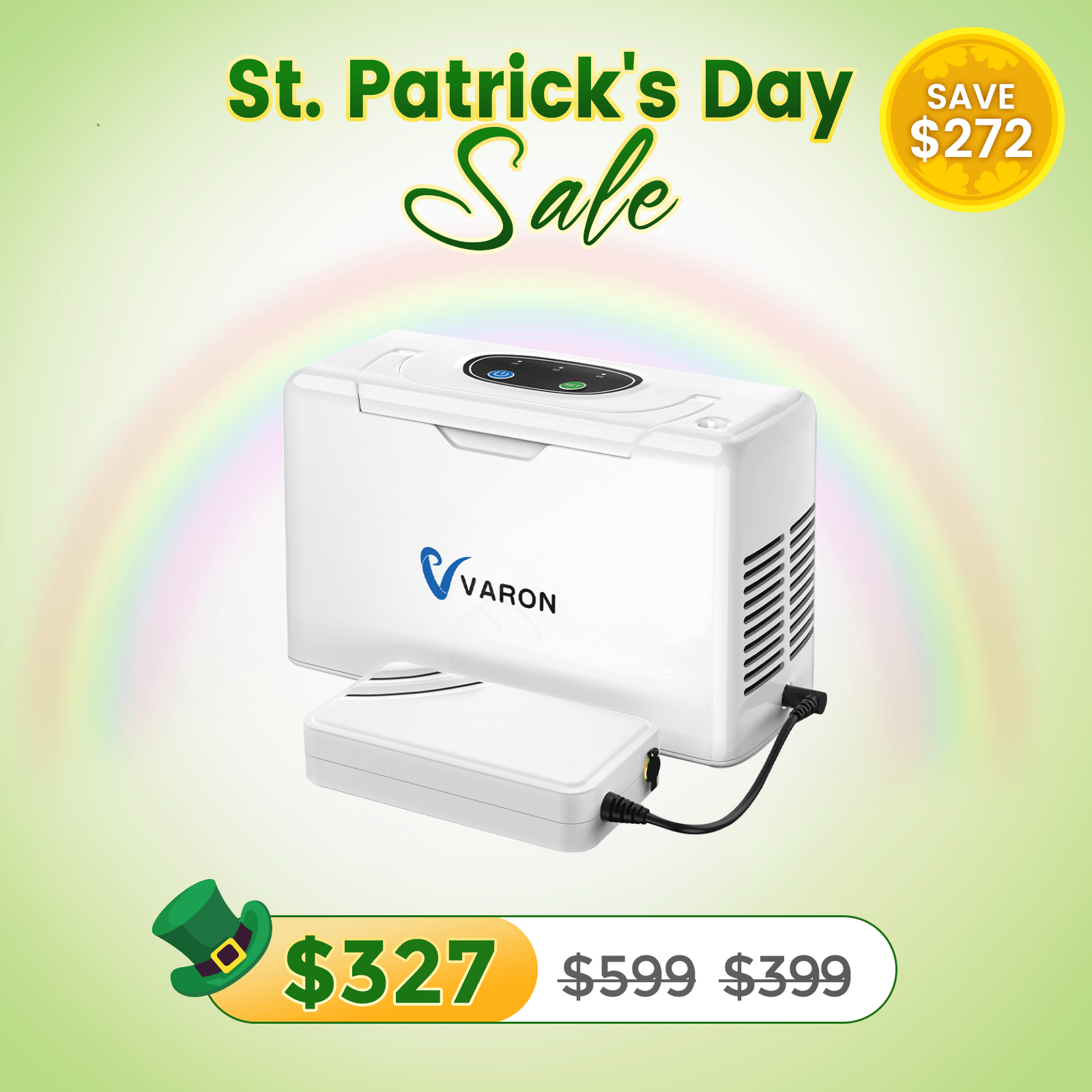 VARON Portable Oxygen Concentrator 3L/min NT-05