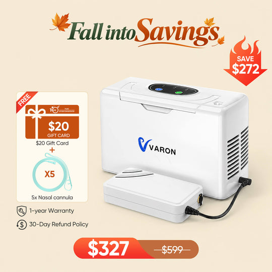 VARON Portable Oxygen Concentrator 3L/min NT-05