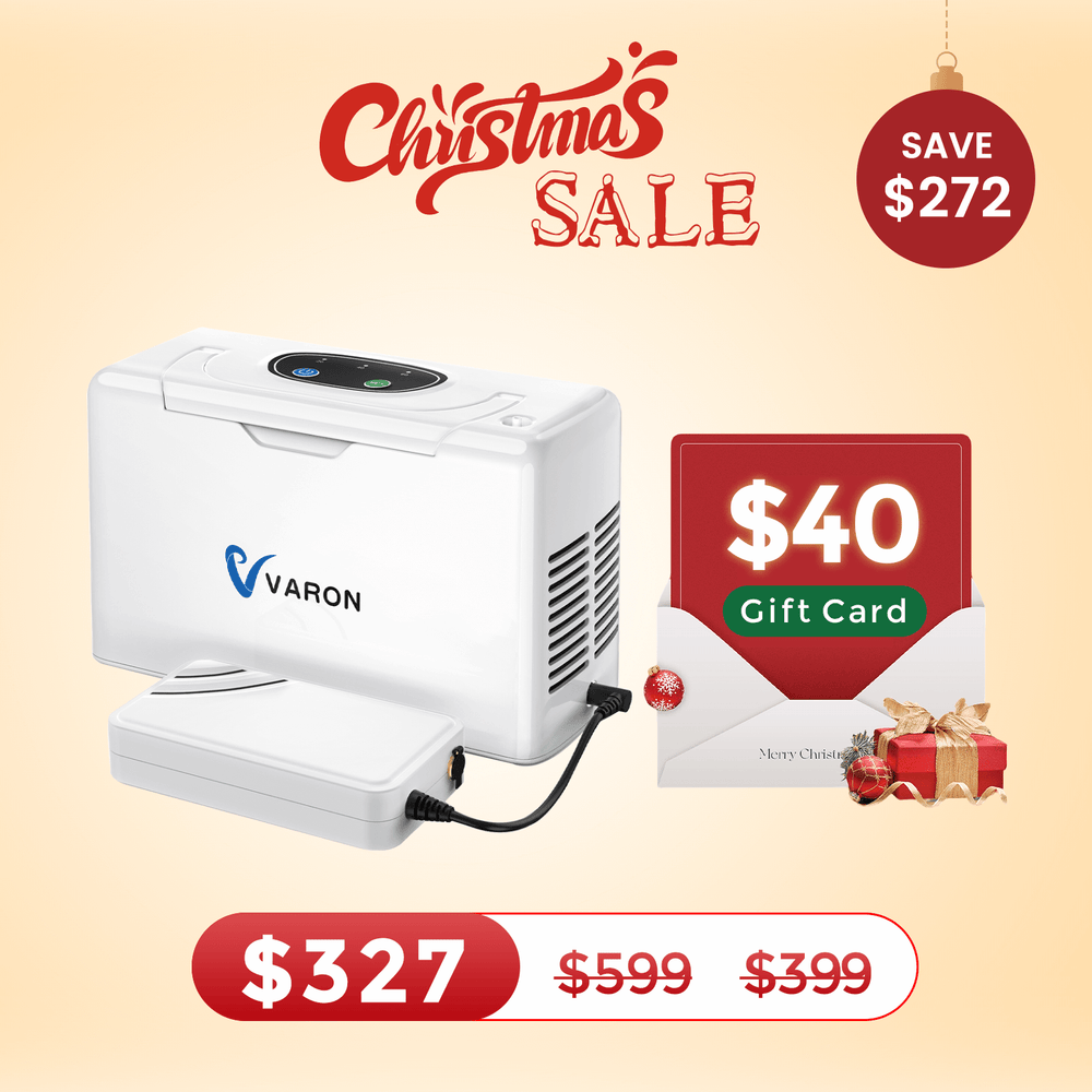 Continuous Flow Portable Oxygen Concentrator 3L/min NT-05 Oxygen Machine for Travel up to 5.5 Hrs with 8 Cell Battery