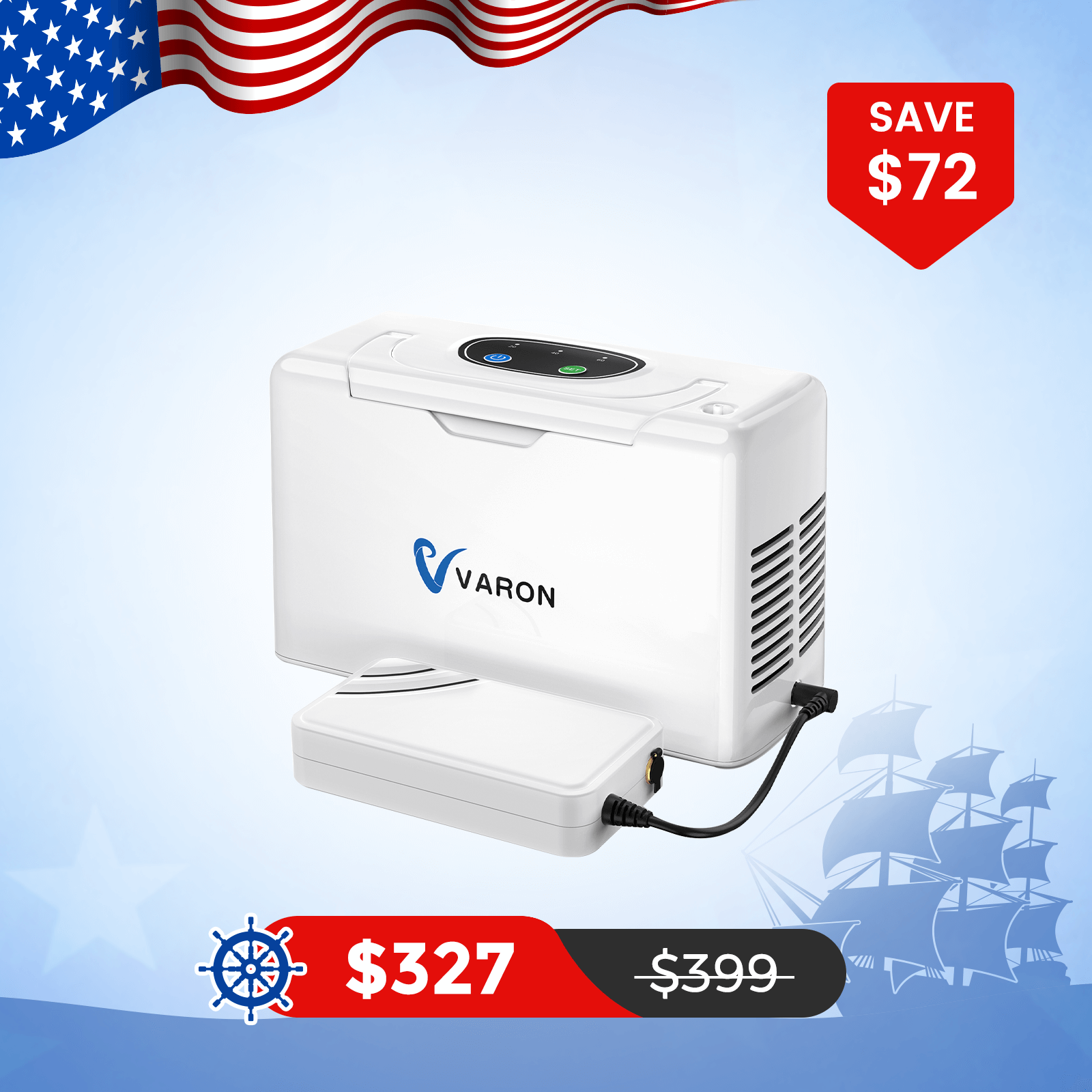 VARON Portable Oxygen Concentrator 3L/min NT-05