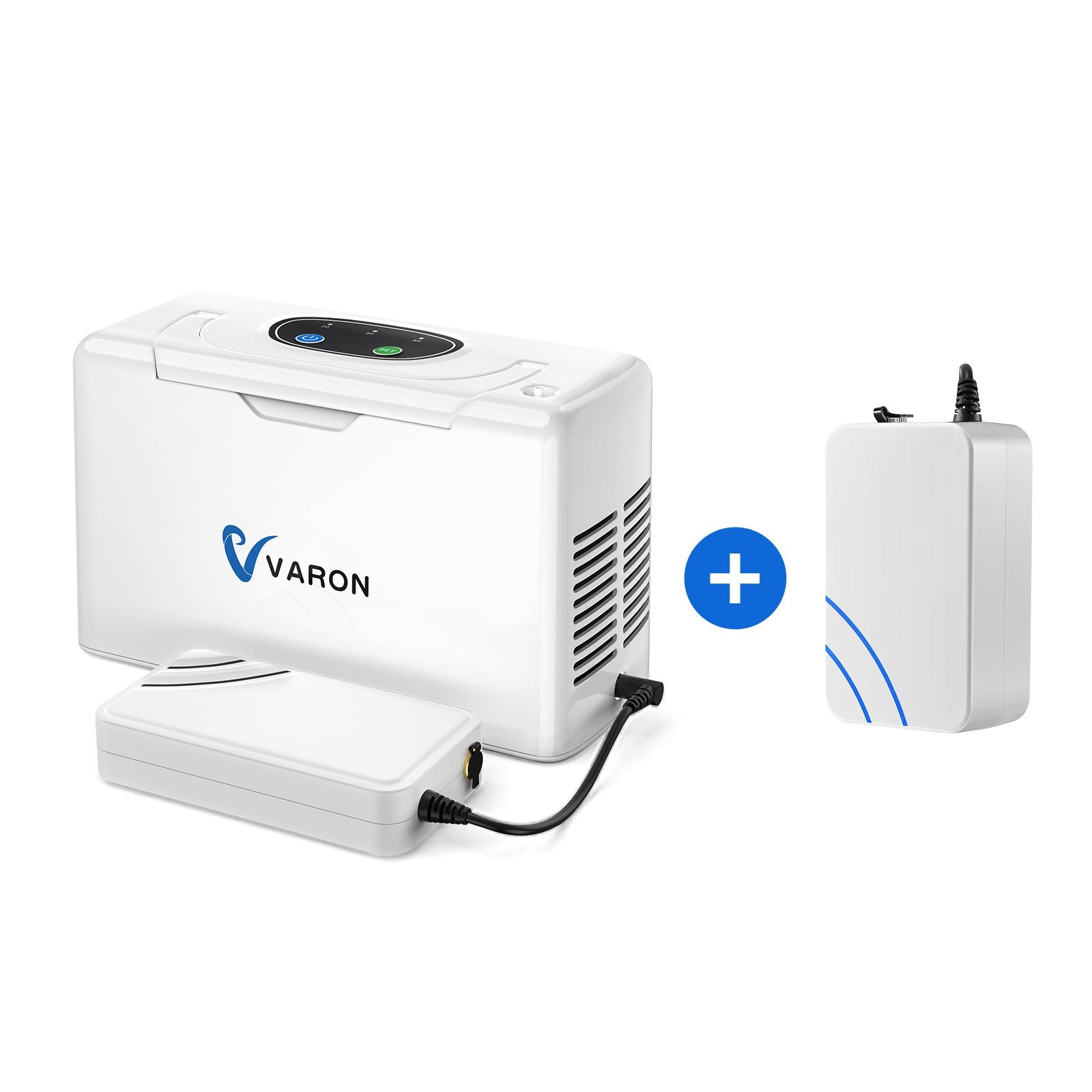 VARON 3L/min Portable Oxygen Concentrator NT-05+An 8 Cell Battery