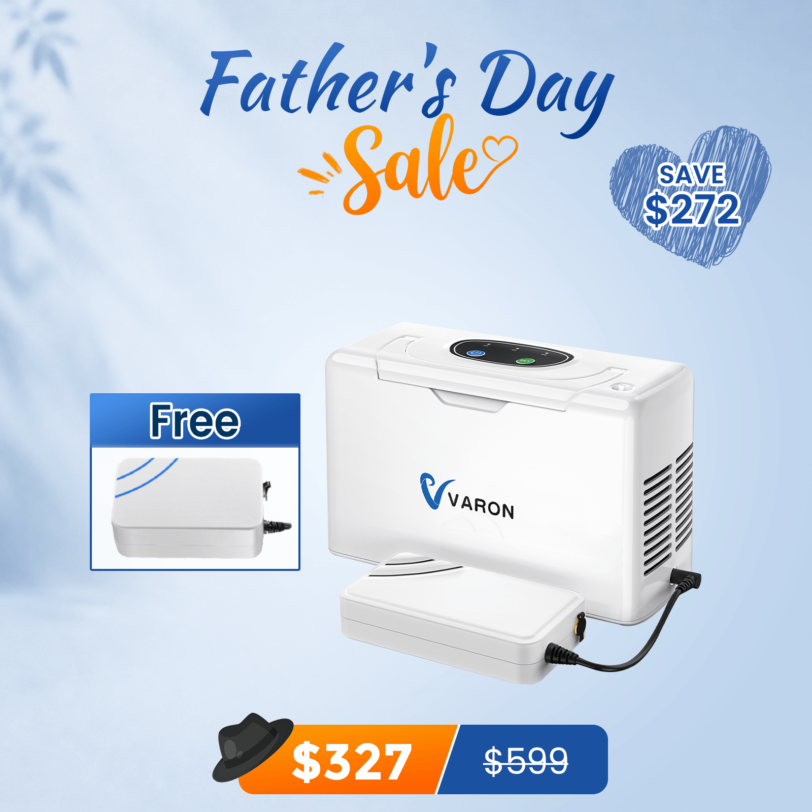 VARON Portable Oxygen Concentrator 3L/min NT-05