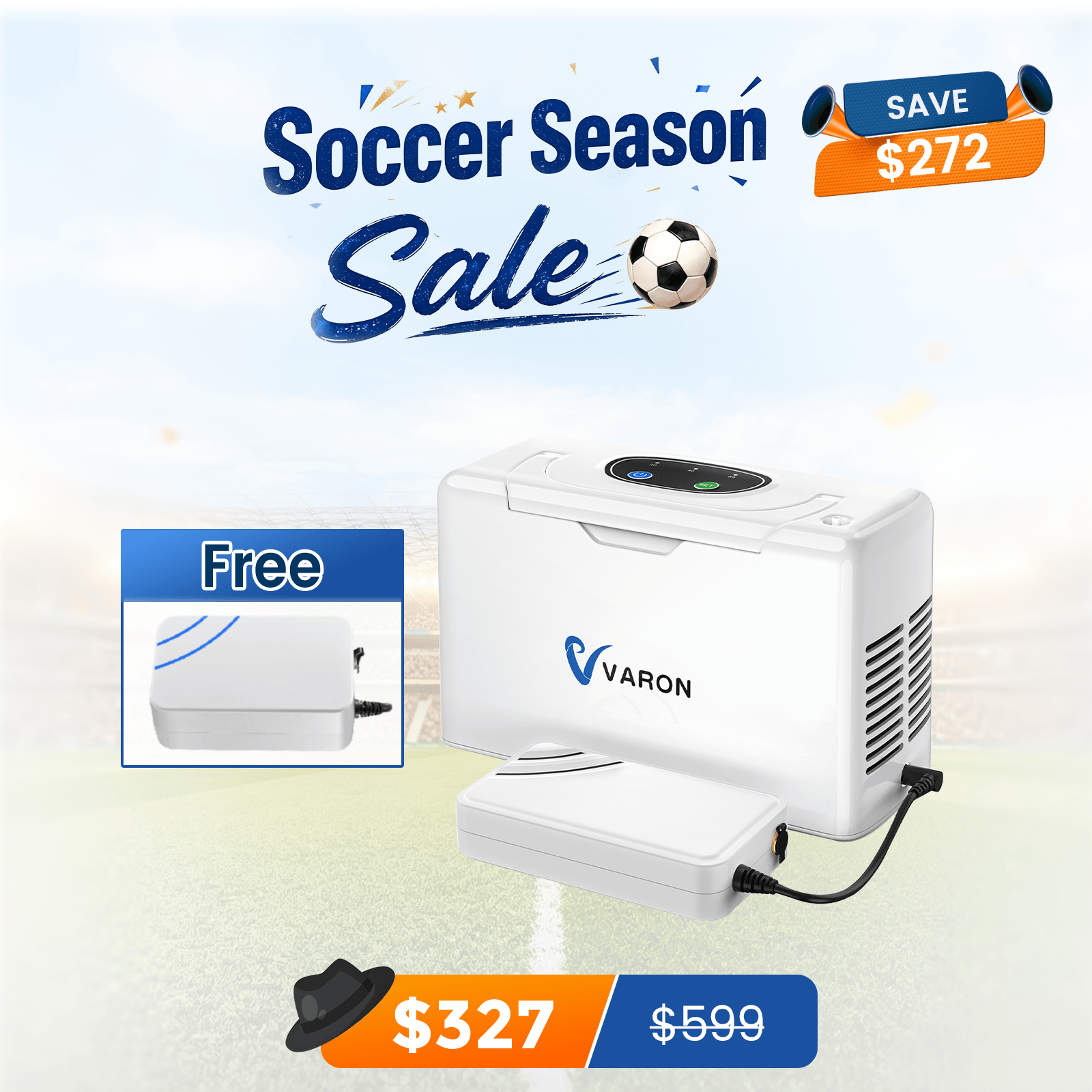 VARON Portable Oxygen Concentrator 3L/min NT-05