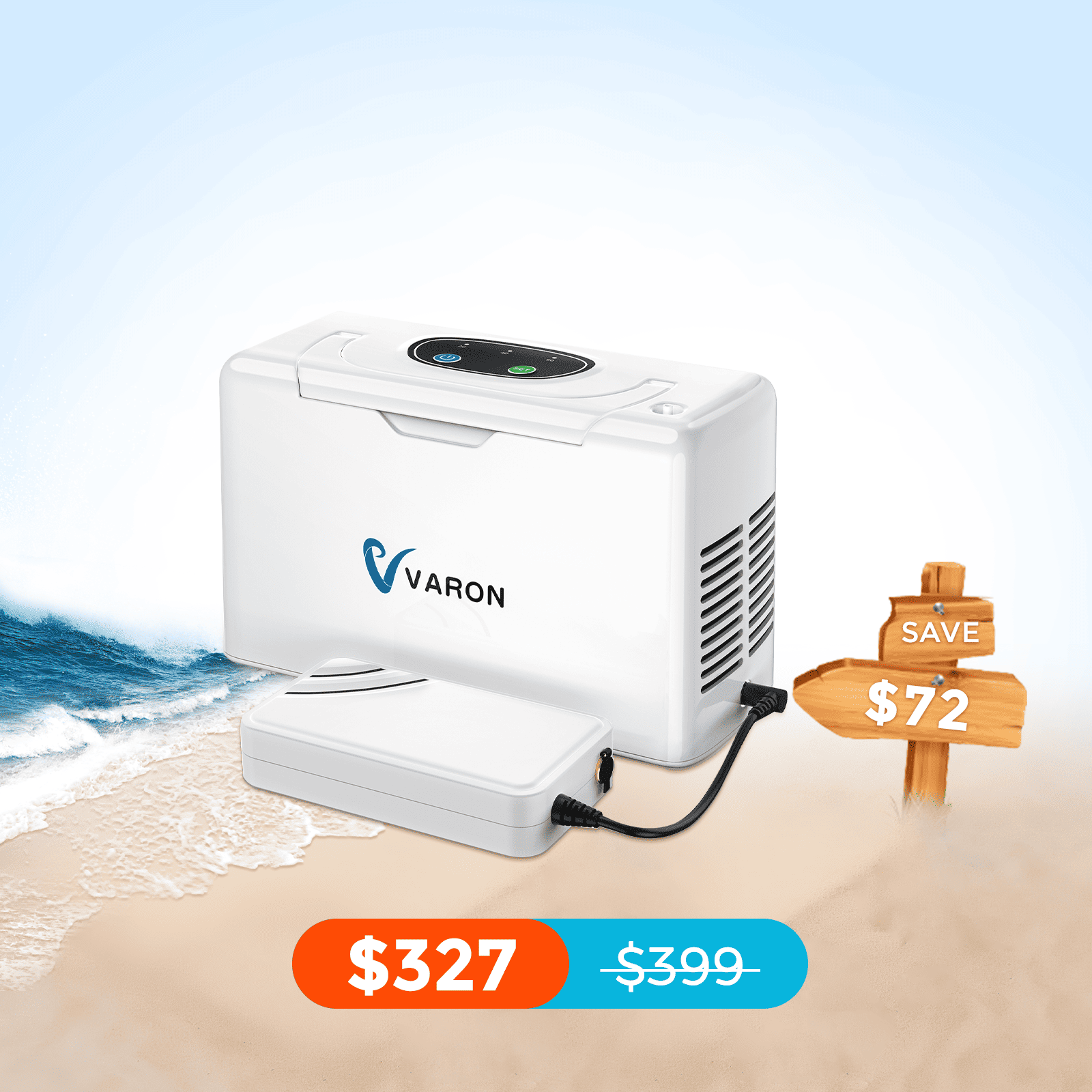 VARON Portable Oxygen Concentrator 3L/min NT-05