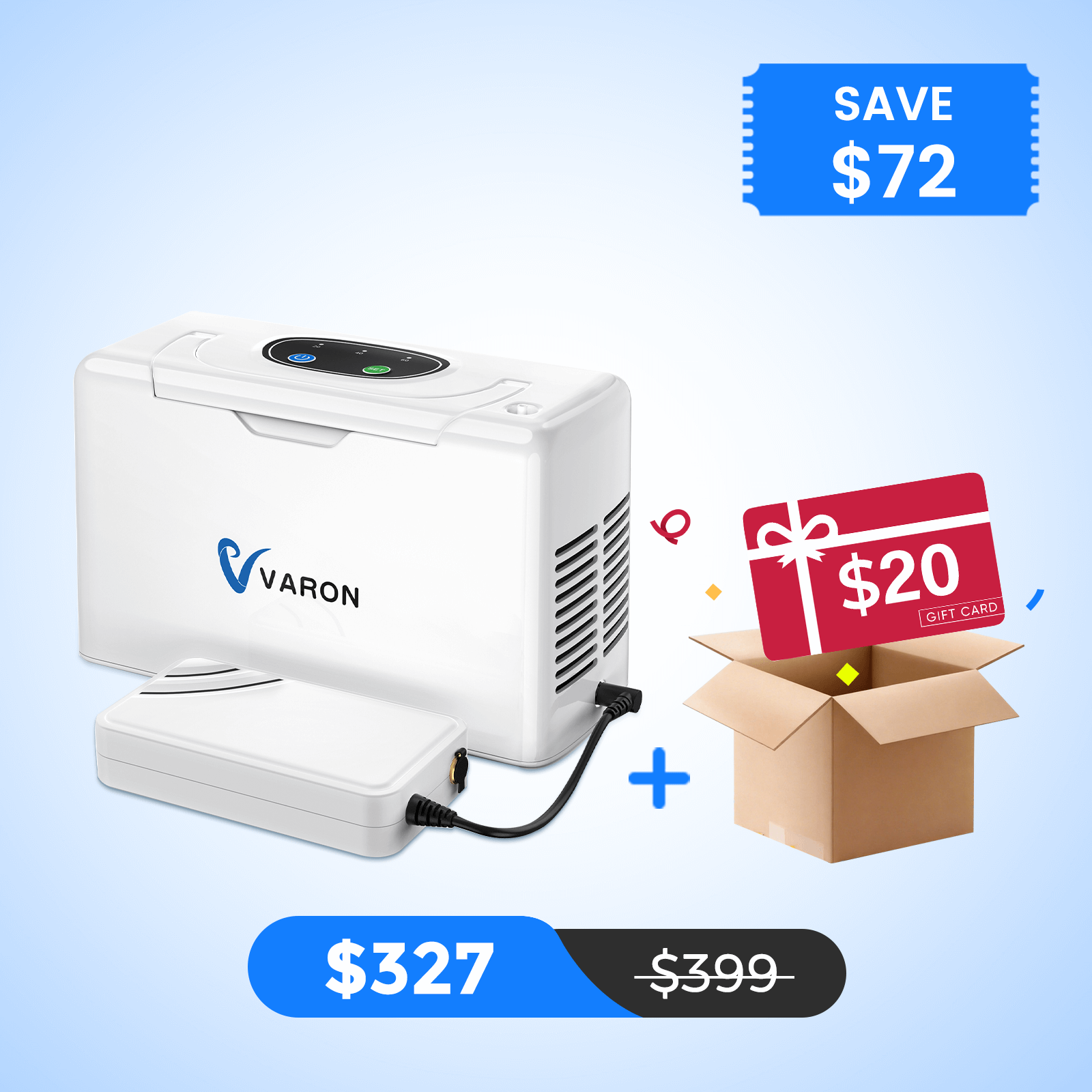 VARON Portable Oxygen Concentrator 3L/min NT-05